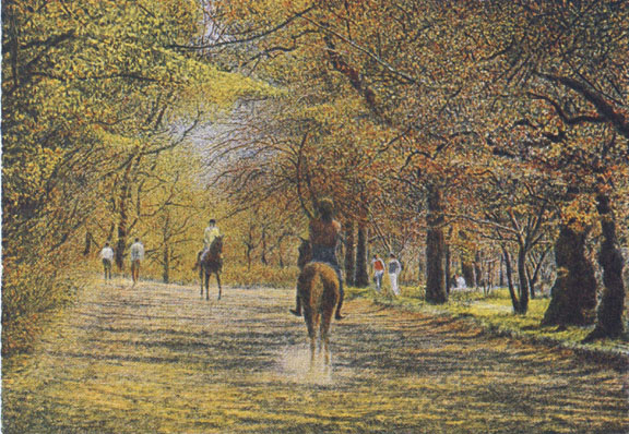 Harold Altman - Bridle Path I - Limited Edition Lithograph