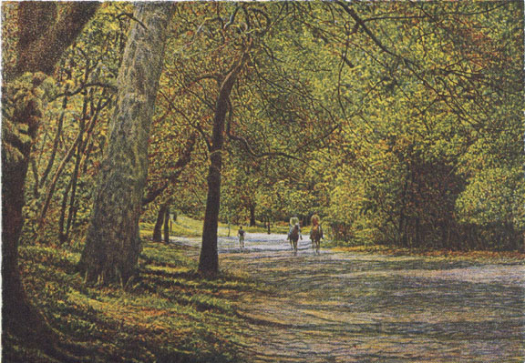 Harold Altman - Bridle Path III - Limited Edition Lithograph