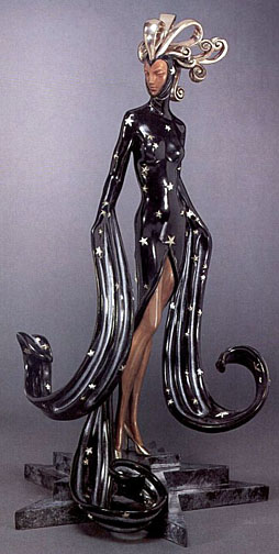 Erte - Bal Tabarin - Limited Edition Bronze Sculpture