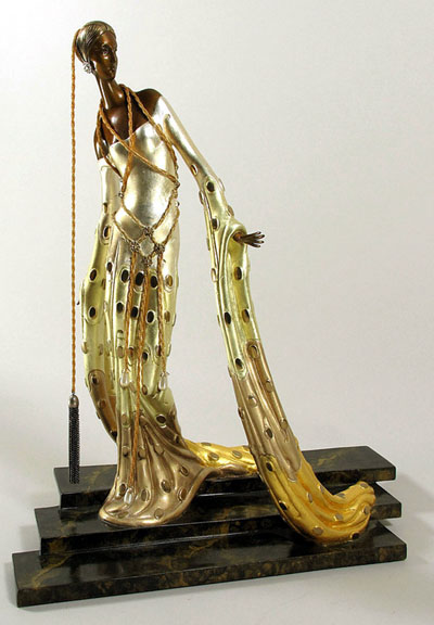 Erte - Melisande - Limited Edition Bronze Sculpture