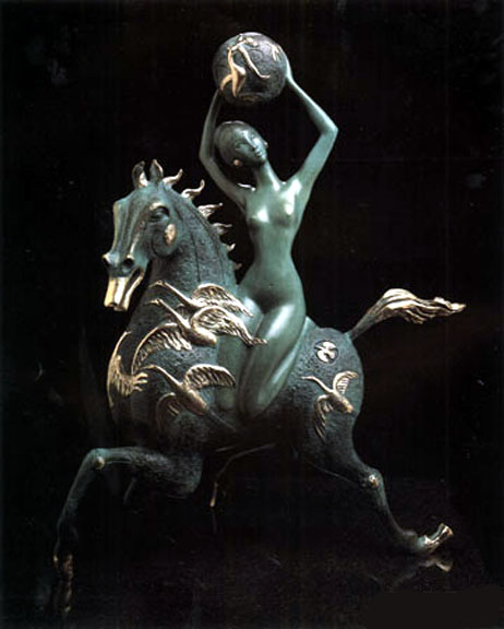 TieFeng Jiang - Mysterious and Ancient - Limited Edition Bronze Sculpture