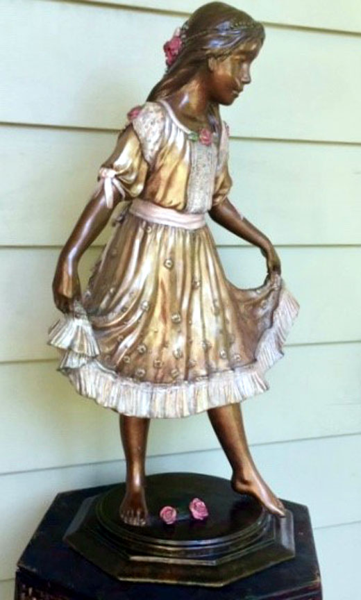 Pati Bannister - Posh Frock - Limited Edition Bronze Sculpture