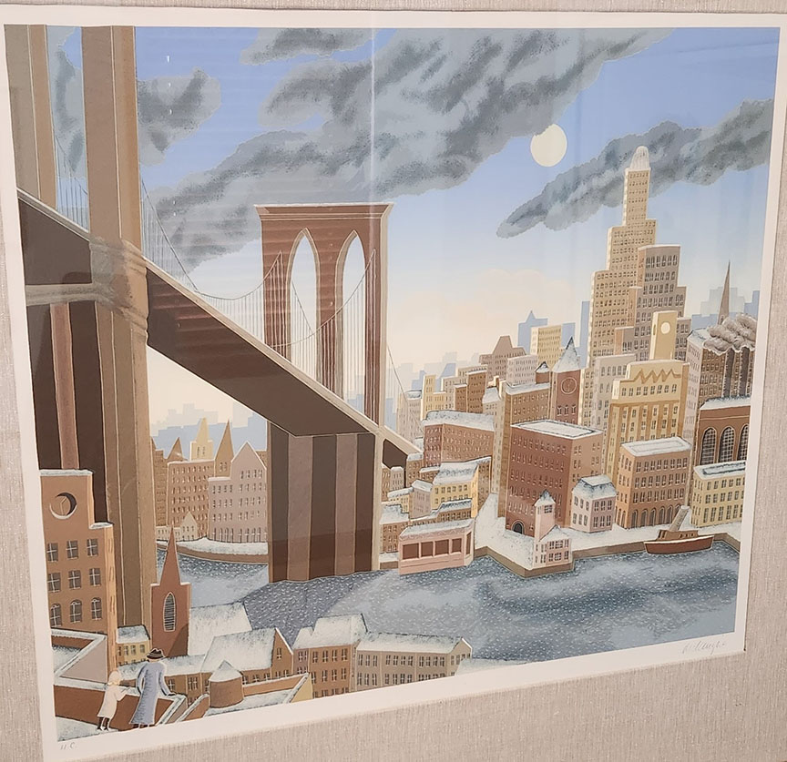 Thomas McKnight - Brooklyn Bridge II - Limited Edition Serigraph