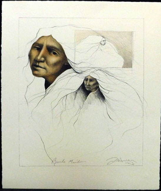 Frank Howell - Brule Maiden - Limited Edition Lithograph