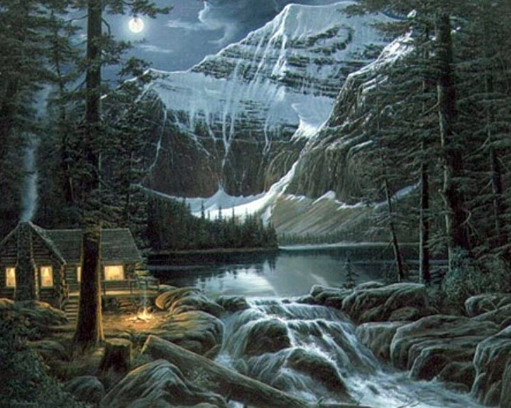 Fred Buchwitz - Starlight Wilderness - Limited Edition Fine Art on Canvas