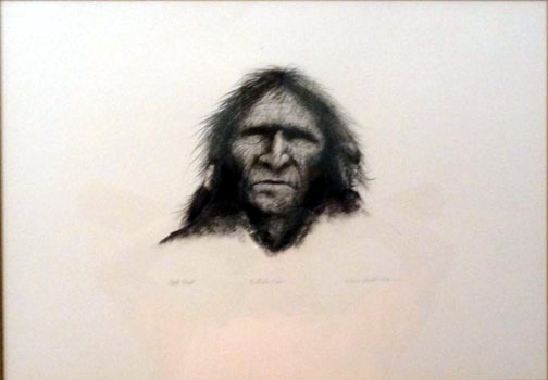 Frank Howell - Buffalo Robe - Limited Edition Lithograph