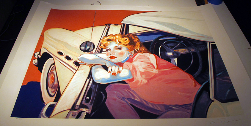 Colleen Ross - Built Like a Buick - Limited Edition Serigraph