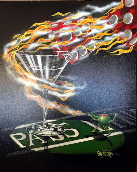 Michael Godard - Burning it Up - Limited Edition Giclee on Canvas