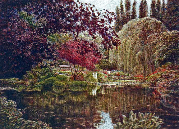 Harold Altman - Butchart Garden - Limited Edition Lithograph
