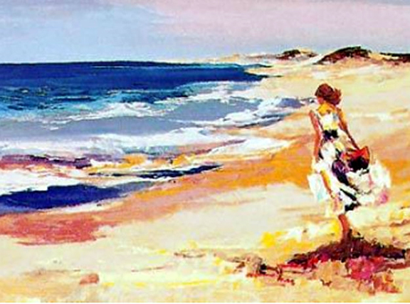 Mark King - By The Sea - Limited Edition Serigraph