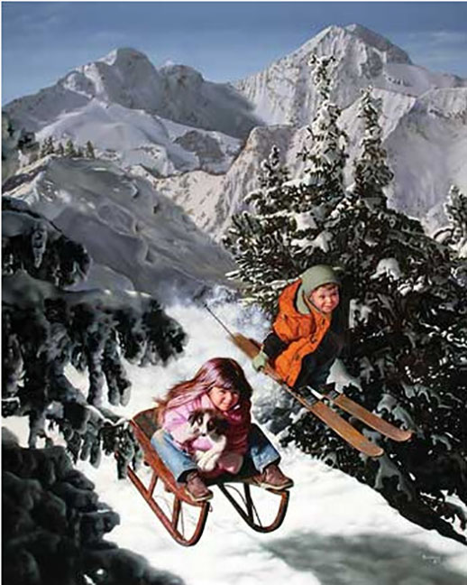 Bob Byerley - Airborne - Limited Edition Giclee