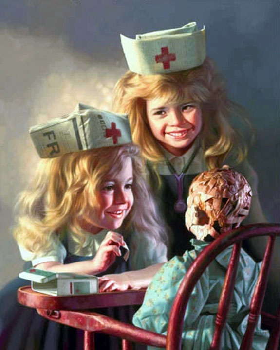 Bob Byerley - The Doll Hospital - Limited Edition Lithograph