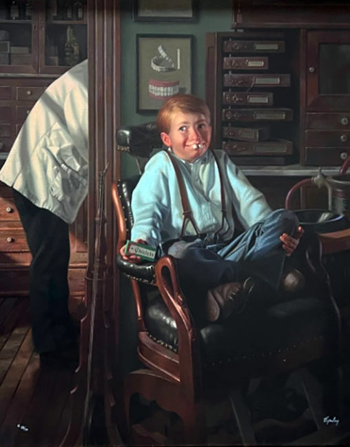 Bob Byerley - Incisor Surpriser - Limited Edition Lithograph