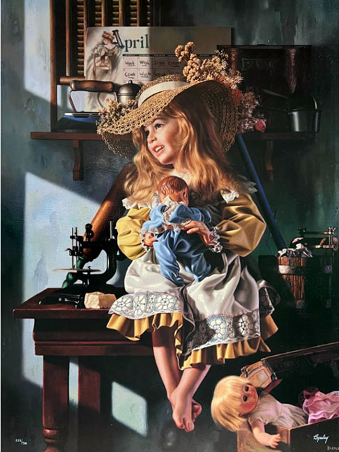 Bob Byerley - Monday Thru Sunday - Limited Edition Fine Art on Canvas