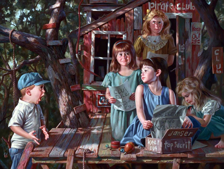 Bob Byerley - Secrits - Limited Edition Lithograph