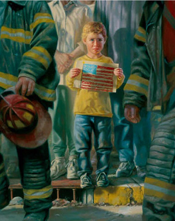 Bob Byerley - The Flag - Limited Edition Lithograph