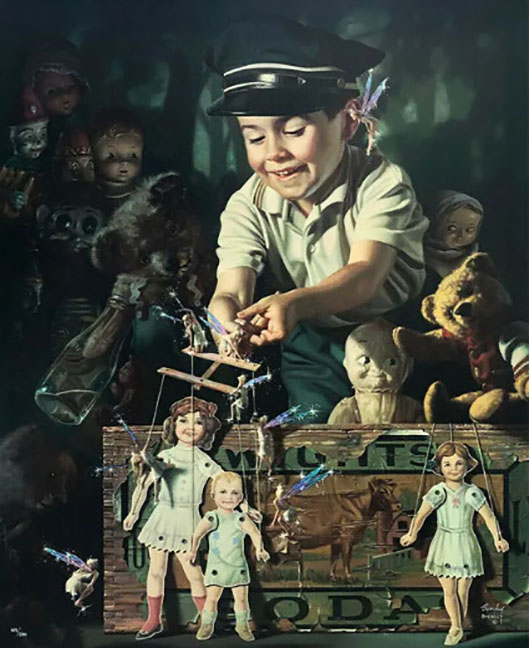Bob Byerley - The Puppeteer - Limited Edition Lithograph