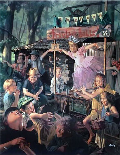 Bob Byerley - Traveling Ballet - Limited Edition Lithograph