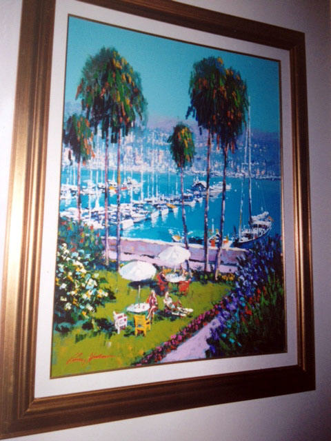 Kerry Hallam - Cafe Fleurie - Original Painting - Acrylic on Canvas
