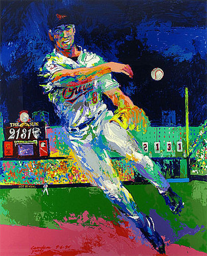 Leroy Neiman - Cal Ripken - Limited Edition Serigraph