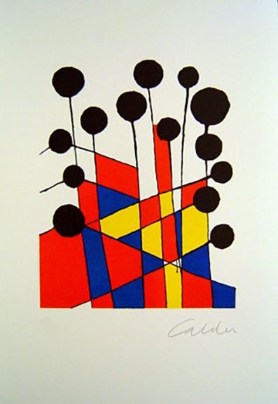 Alexander Calder - Jardin Fleuriste - Limited Edition Lithograph