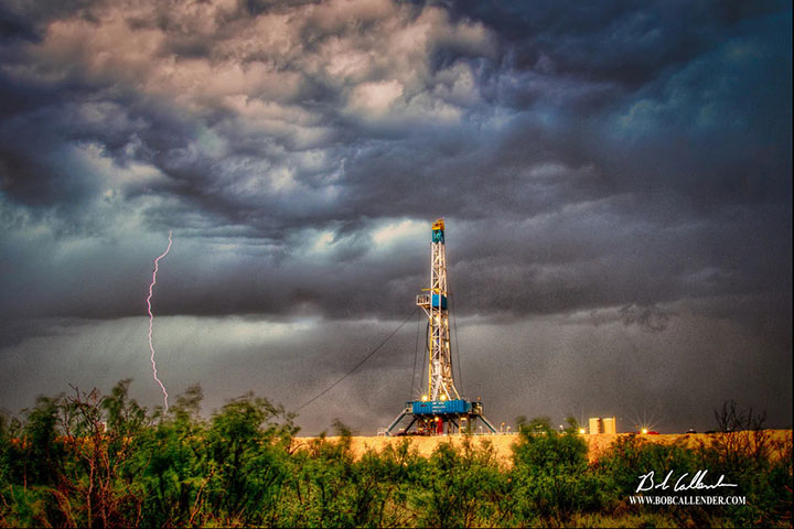 Bob Callender - Desert Storm - Limited Edition Giclee on Canvas