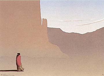 RC Gorman - Canyon de Chelly Day - Limited Edition Lithograph