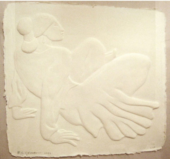 RC Gorman - Carol - Limited Edition Cast Paper