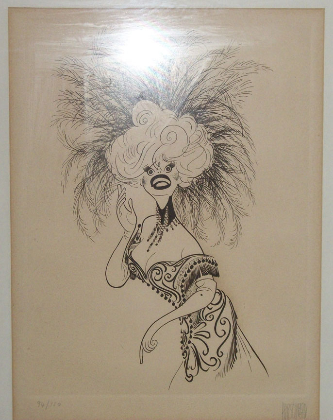 Al Hirschfeld - Carol Channing - Limited Edition Lithograph