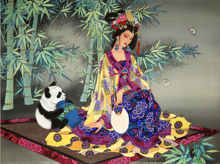 Caroline Young - Secrets Of The Bamboo Forest - Limited Edition Mixed Media