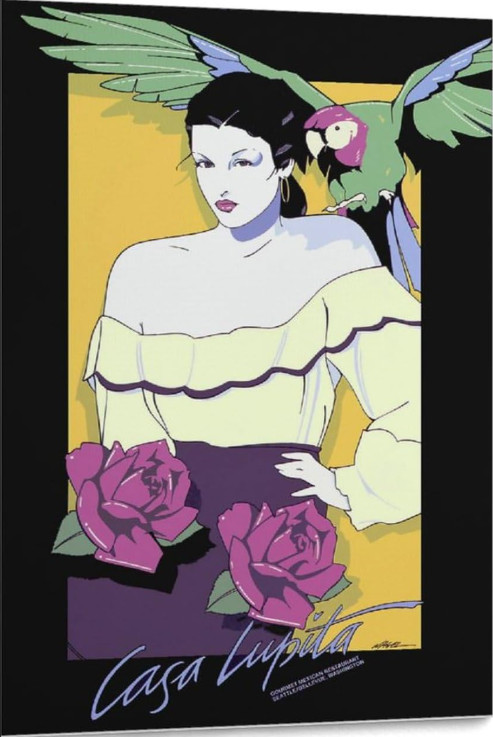 Patrick Nagel - Casa Lupita - Limited Edition Serigraph