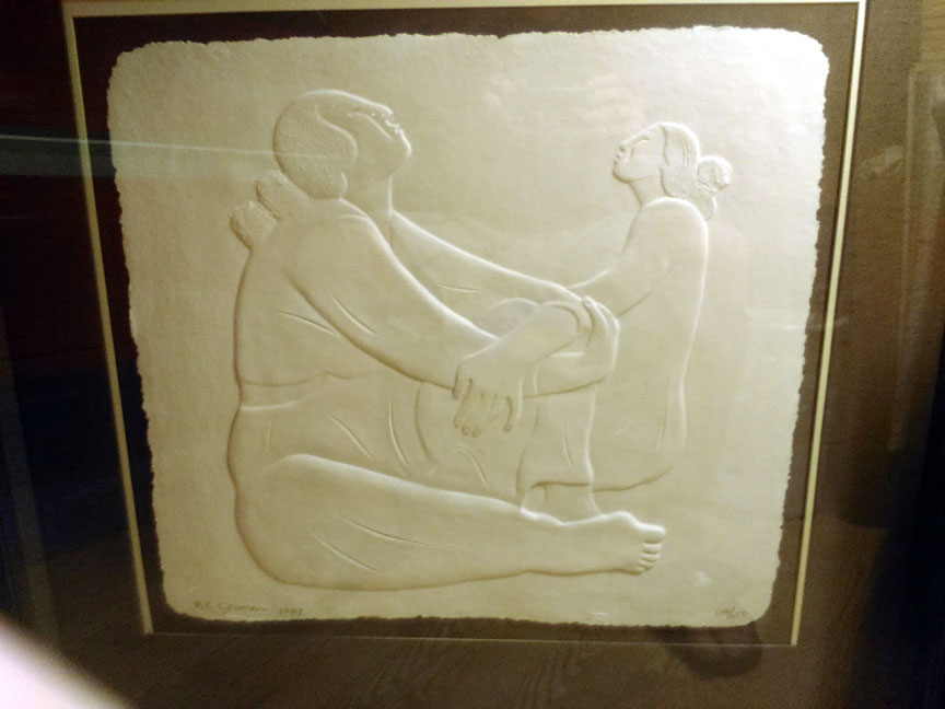 RC Gorman - Two Women - Limited Edition Cast Paper