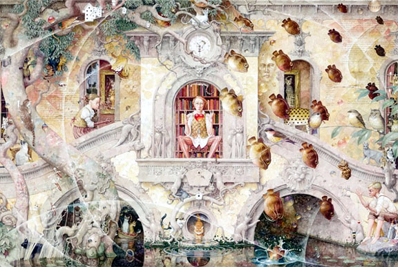 Daniel Merriam - Cat's Cradle - Limited Edition Giclee