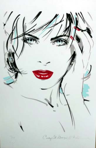 Dennis Mukai - Cathy St. George - Limited Edition Serigraph