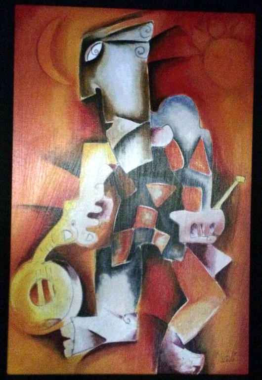Alexandra Nechita - Caught Between Love And Hate - Limited Edition Serigraph on Canvas