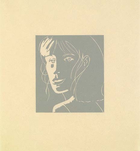 Alex Katz - Cecily (Grey) - Limited Edition Woodcut