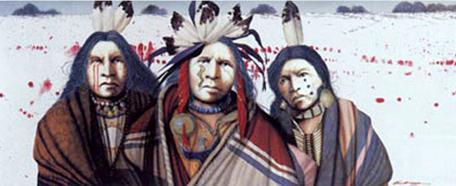 JD Challenger - Ghost Dance in the Snow - Limited Edition Lithograph 