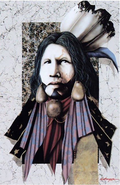 JD Challenger - Prayer to Mother Earth - Limited Edition Lithograph 