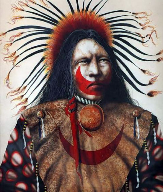 JD Challenger - Red Moon - Limited Edition Lithograph 