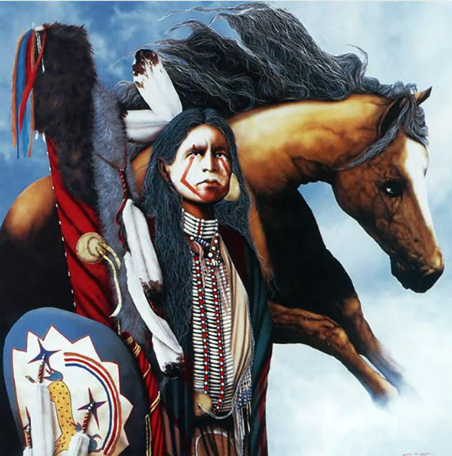 JD Challenger - Whirlwind Horse - Limited Edition Lithograph 