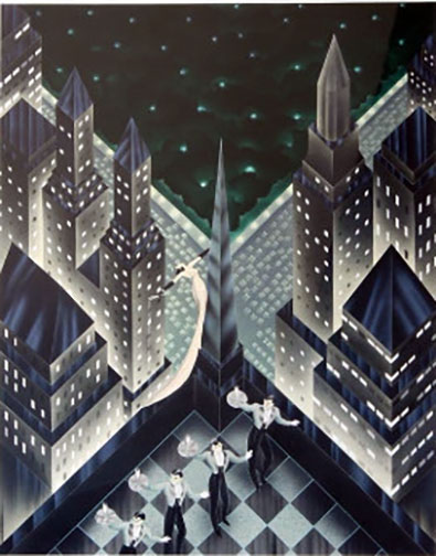 Robert Hoppe - Champagne for Madame - Limited Edition Lithograph