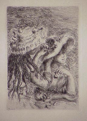 Pierre-Auguste Renoir - Chapeau Epingle - Limited Edition Etching