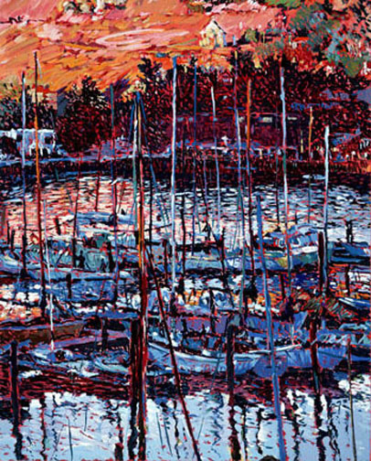 Marco Sassone - Chapel at Tiburon - Limited Edition Serigraph