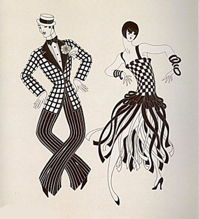  Erte - Charleston Couple - Limited Edition Serigraph