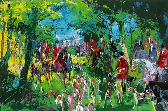 Leroy Neiman - Chateau Hunt - Limited Edition Serigraph