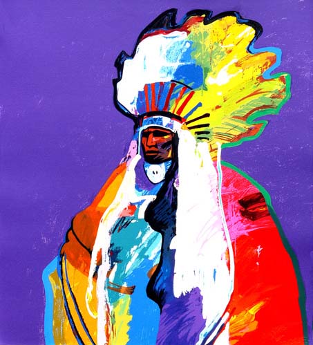 John Nieto - Chief Rain In The Face - Limited Edition Serigraph