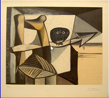 Pablo Picasso - Choute Dans L'interior - Limited Edition Lithograph