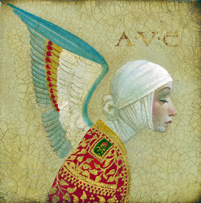 James Christensen - Angel with an Epaulet - Limited Edition Giclee on Canvas