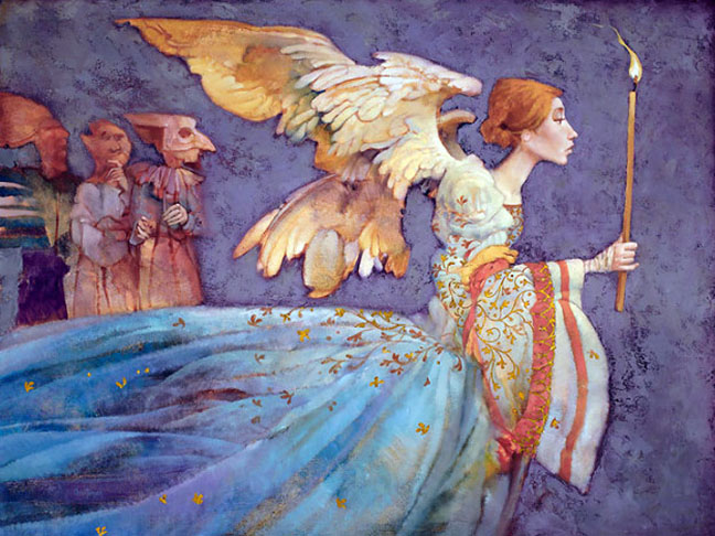 James Christensen - Angel - Limited Edition Fine Art on Canvas