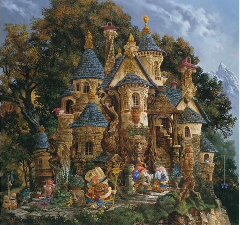 James Christensen - College of Magical Knowledge - Limited Edition Lithograph